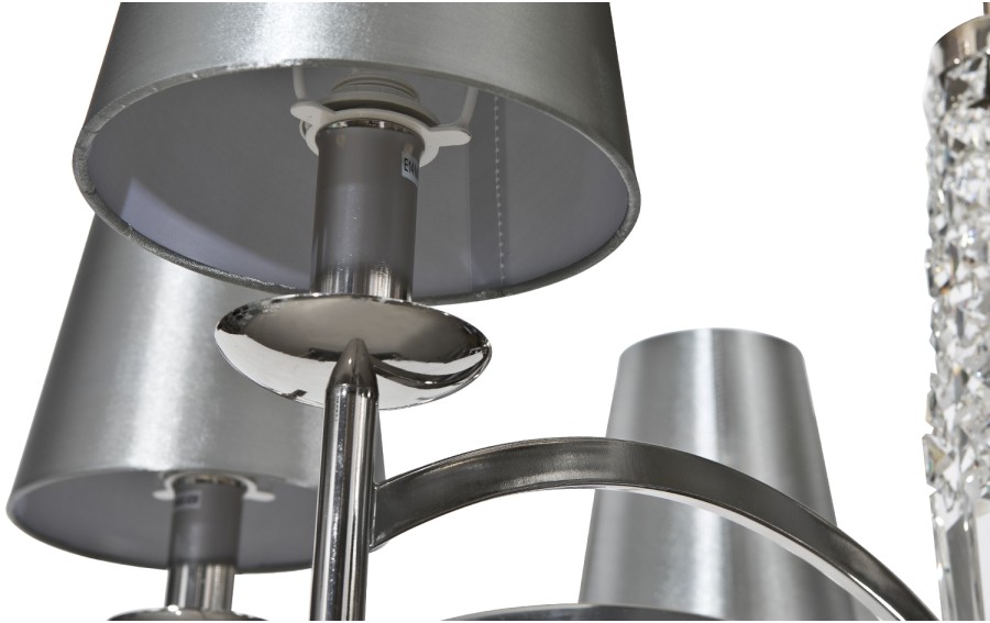 Lampa wisząca kryształowa Silver Glam 5054/6