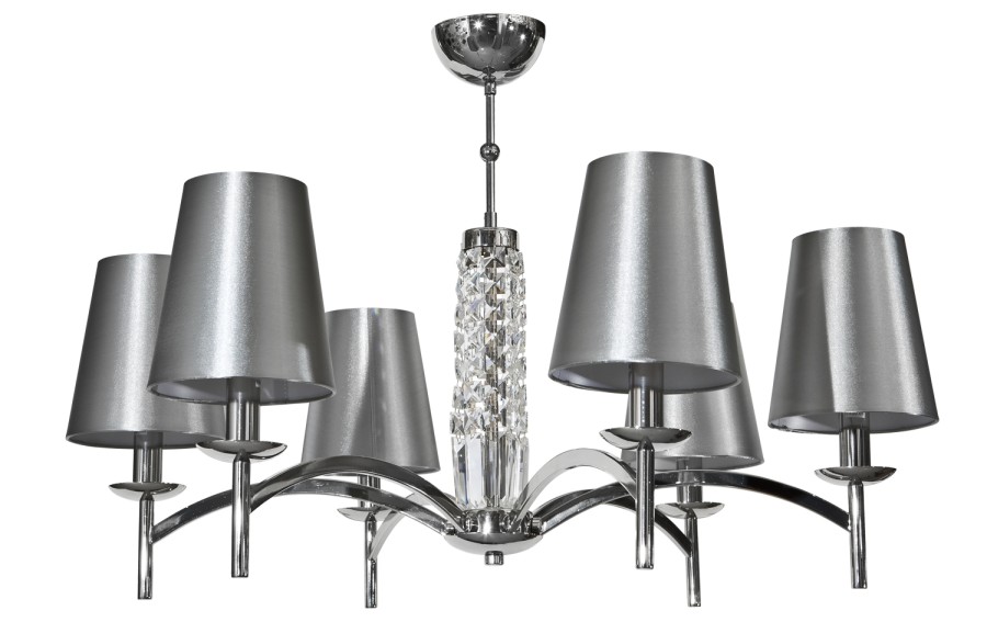 Lampa wisząca kryształowa Silver Glam 5054/6