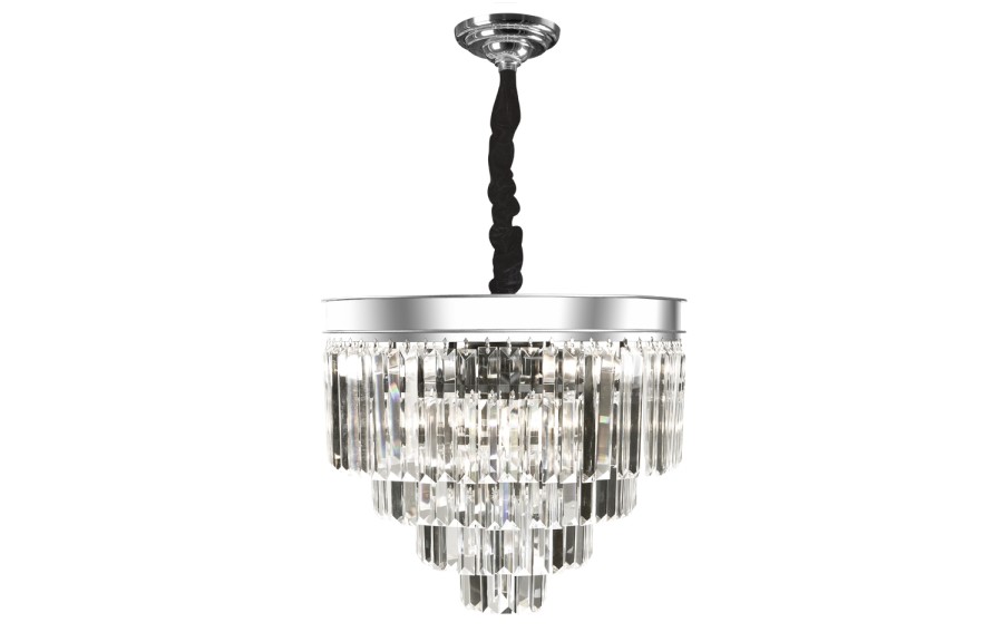 Lampa wisząca kryształowa Monk Chrome 33291/11