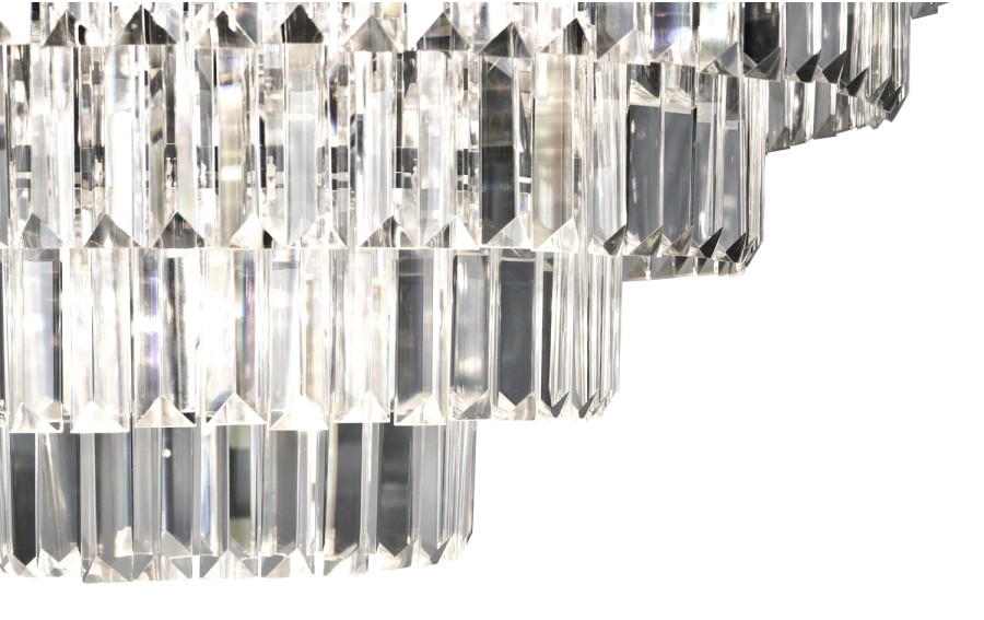 Lampa wisząca kryształowa Monk Chrome 33291/25