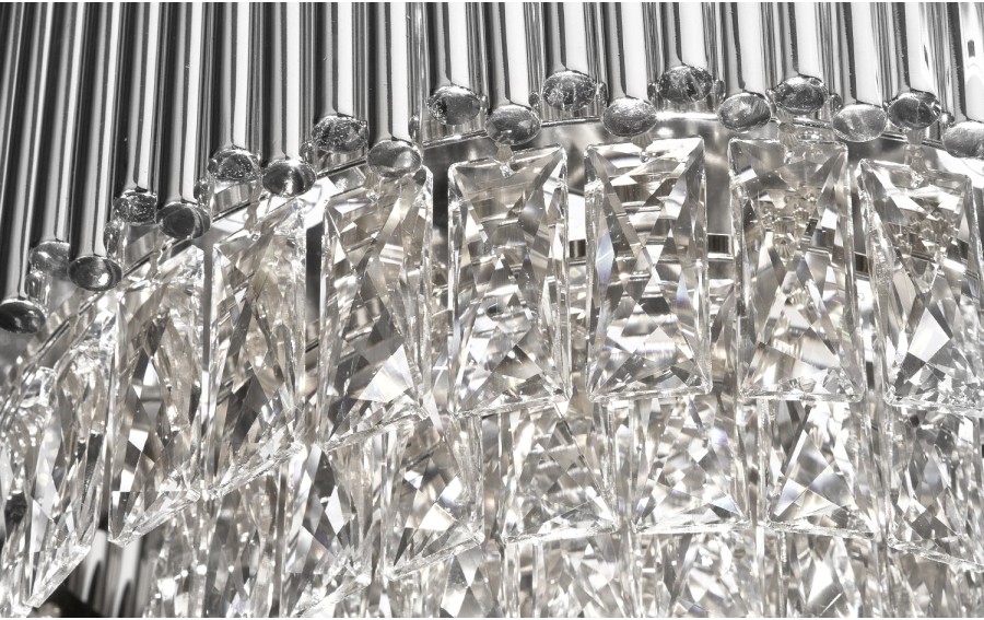 Plafon kryształowy Stic Chrome 60181/13