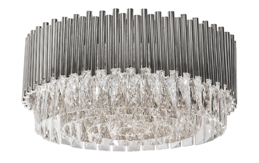 Plafon kryształowy Stic Chrome 60181/13