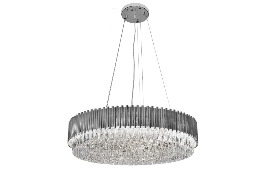 Lampa wisząca kryształowa Stic Chrome 60181/32