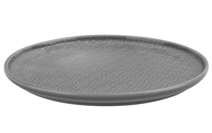 Talerz płytki deserowy 20cm Marrakesz szary