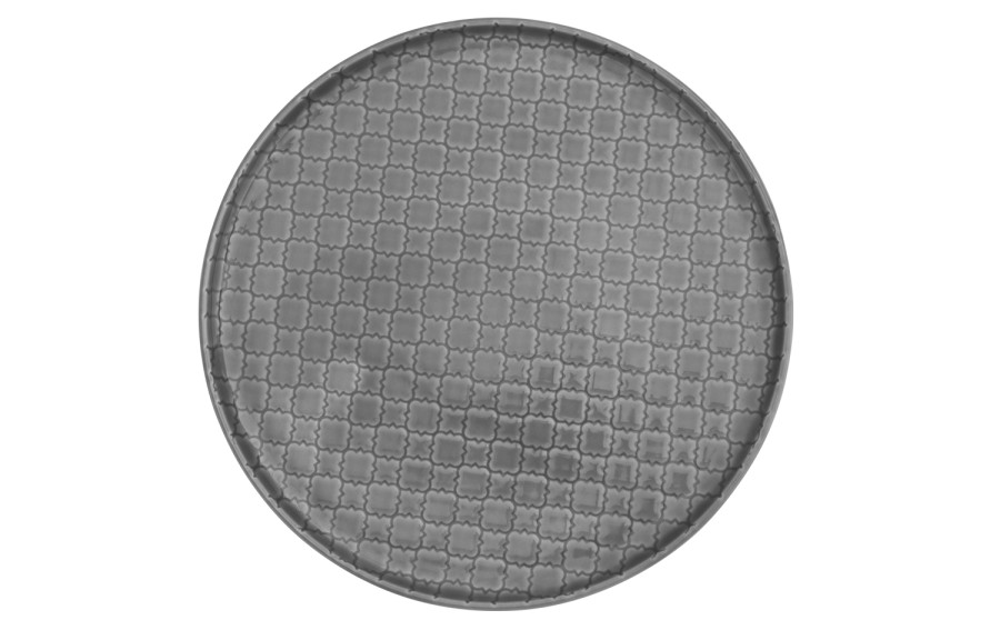 Talerz płytki obiadowy 26cm Marrakesz szary
