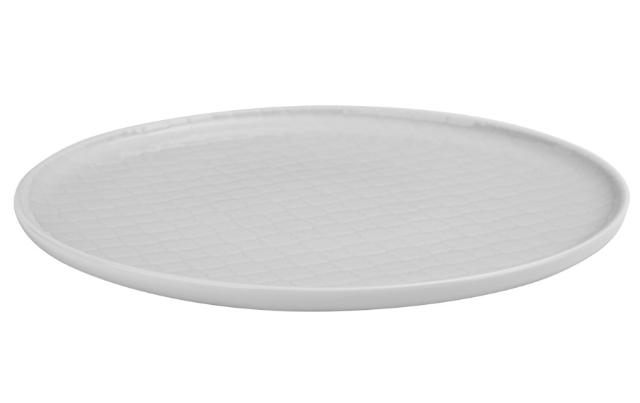 Talerz płytki obiadowy 26cm Marrakesz biały