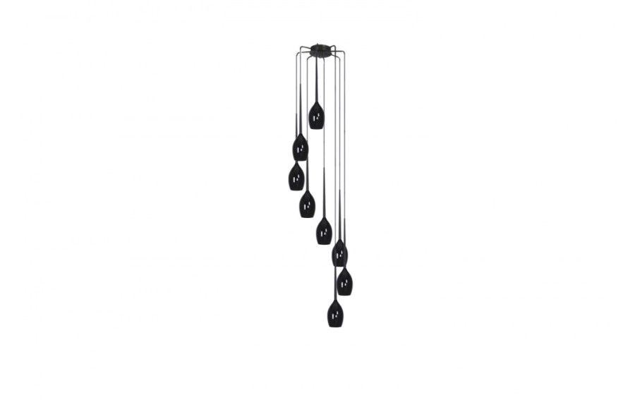 Lampa wisząca Izza 8 L.W. MD1288A-8BL