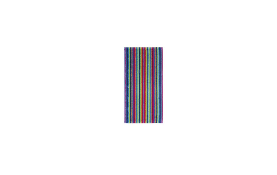 Ręcznik 50x100 cm LIFESTYLE Stripes Multicolor Dunkel