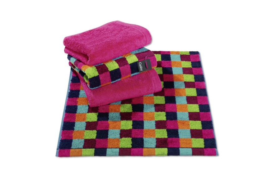 Ręcznik 30x50 cm LIFESTYLE Cube Multicolor Dunkel