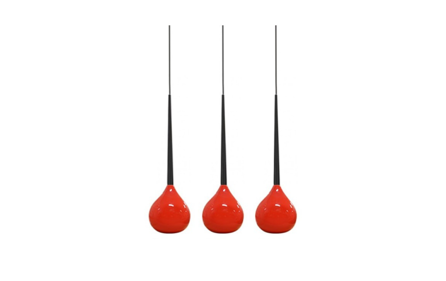 Lampa wisząca Aga 3 MD1289-3 RED