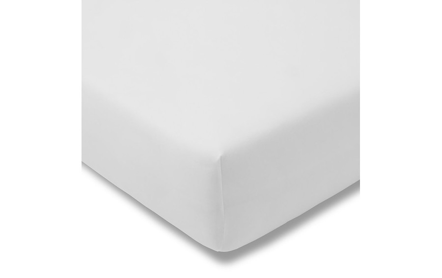 Prześcieradło z gumką jersey 100x200 cm WEISS feinjersey