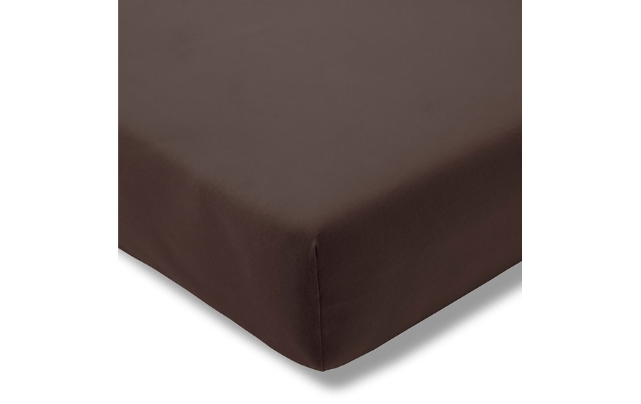 Prześcieradło z gumką jersey 100x200 cm SCHOKO feinjersey