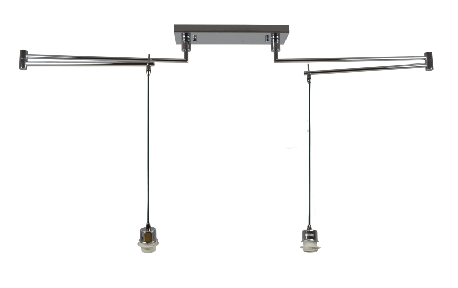 Lampa wisząca Natalia 2S MD2238-2S  L.W. Abażur czarny