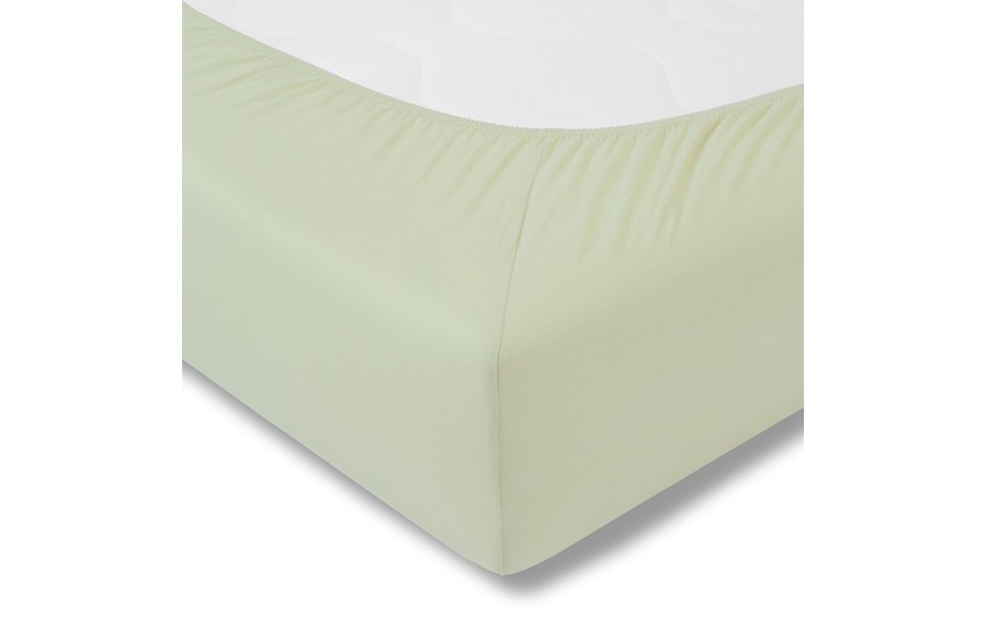Prześcieradło z gumką jersey 100x200 cm VERDE feinjersey