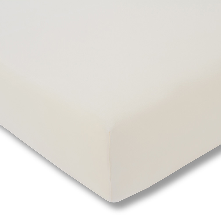 Prześcieradło z gumką jersey 120x200 cm ELFENBEIN feinjersey