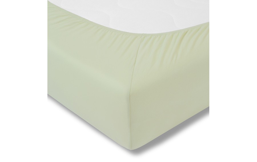 Prześcieradło z gumką jersey 150x200 cm VERDE feinjersey