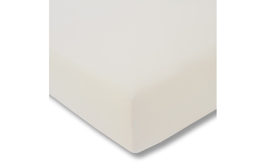 Prześcieradło z gumką jersey 200x200 cm ELFENBEIN feinjersey