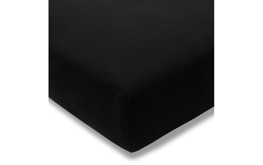 Prześcieradło z gumką jersey 200x200 cm SCHWARZ feinjersey
