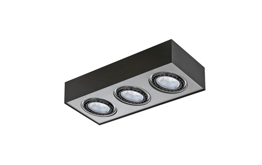 Plafon Paulo 3 GM4301-230V BK/ALU
