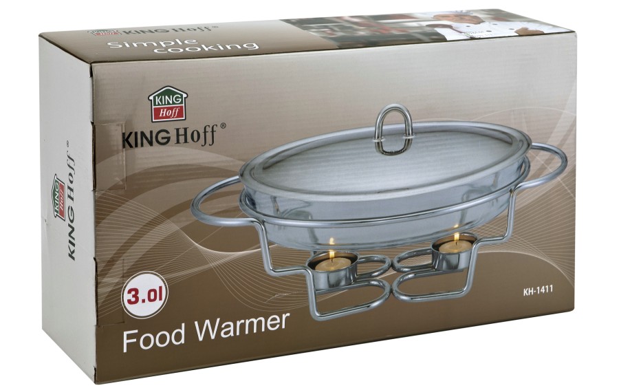 Elegancki podgrzewacz owalny 3L