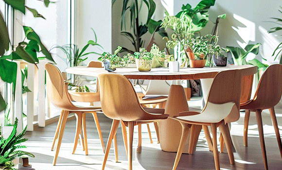 Ile miejsca potrzebujesz przy stole? Jak dobrać ilość krzeseł do swojego stołu