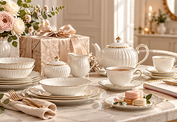 Prezent i lista prezentowa z porcelany: jak skompletować w Krakowie